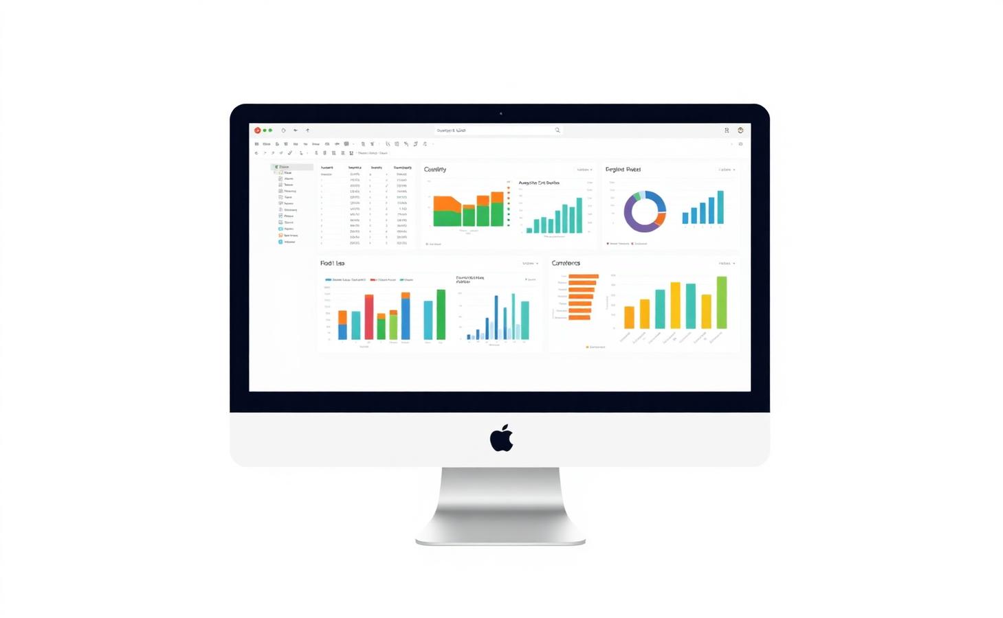 Excel templates displayed on desktop